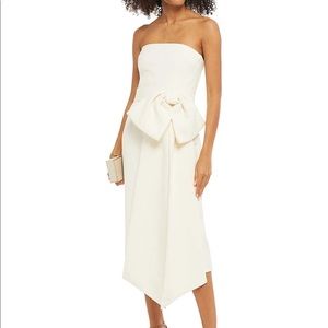 REBECCA VALLANCE
Greta strapless belted embellished cloqué midi dress, US 8